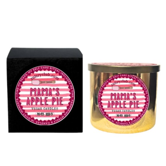MAMA'S APPLE PIE 3 WICK CANDLE - Picture 6 of 8